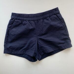 J.crew boardwalk linen blend pull on shorts
